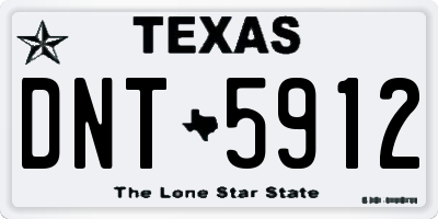 TX license plate DNT5912