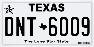 TX license plate DNT6009