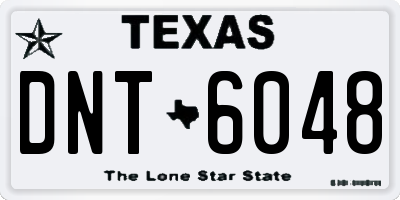 TX license plate DNT6048