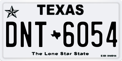 TX license plate DNT6054