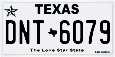 TX license plate DNT6079