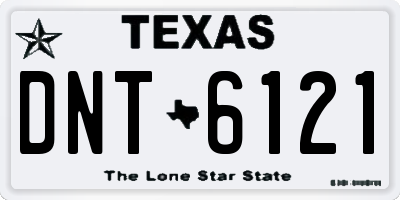 TX license plate DNT6121