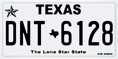 TX license plate DNT6128