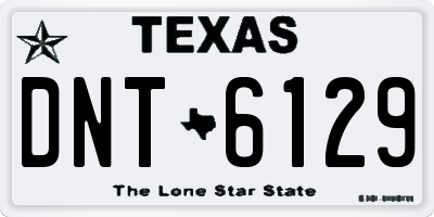 TX license plate DNT6129