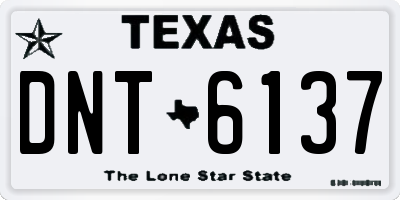 TX license plate DNT6137