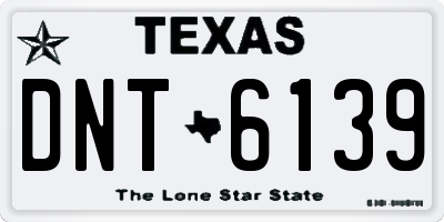TX license plate DNT6139