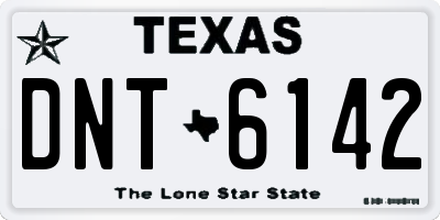 TX license plate DNT6142