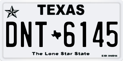TX license plate DNT6145