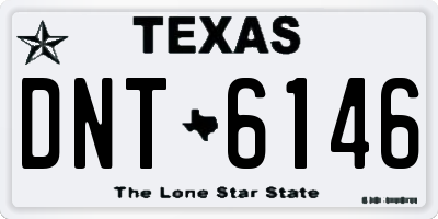 TX license plate DNT6146