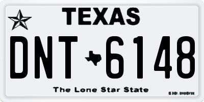 TX license plate DNT6148