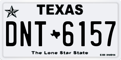 TX license plate DNT6157