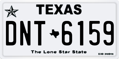 TX license plate DNT6159