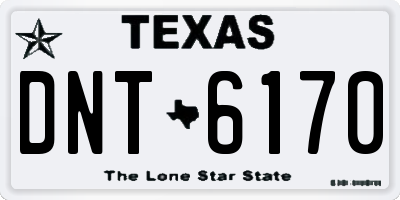 TX license plate DNT6170