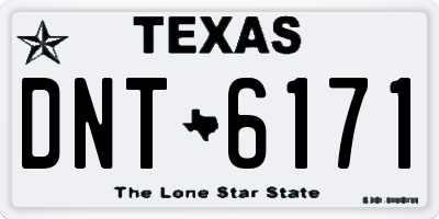 TX license plate DNT6171