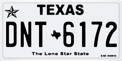 TX license plate DNT6172