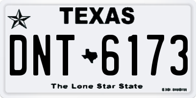 TX license plate DNT6173