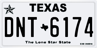 TX license plate DNT6174