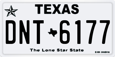 TX license plate DNT6177