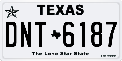 TX license plate DNT6187