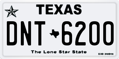 TX license plate DNT6200