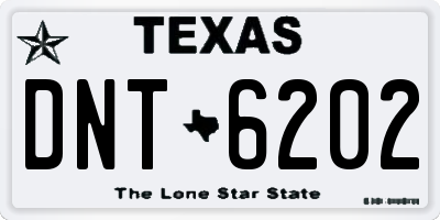 TX license plate DNT6202
