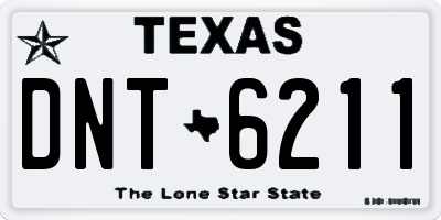 TX license plate DNT6211
