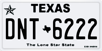 TX license plate DNT6222