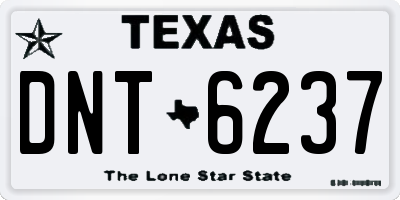 TX license plate DNT6237