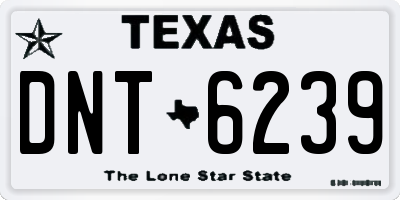 TX license plate DNT6239