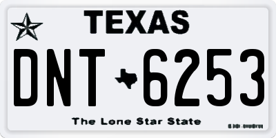TX license plate DNT6253