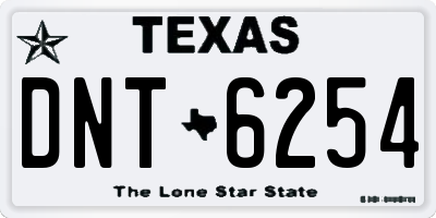TX license plate DNT6254