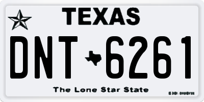 TX license plate DNT6261