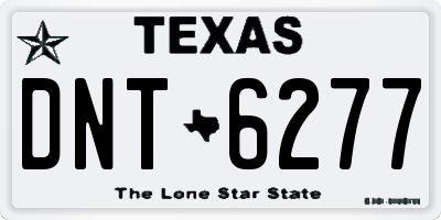 TX license plate DNT6277