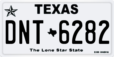 TX license plate DNT6282