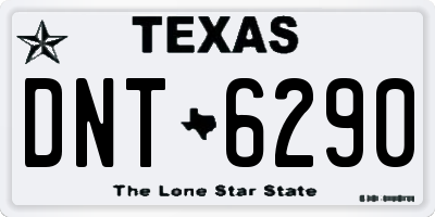 TX license plate DNT6290