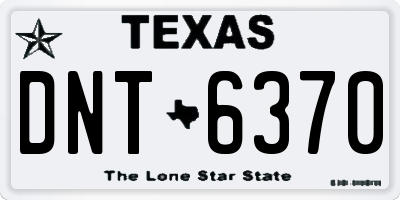 TX license plate DNT6370
