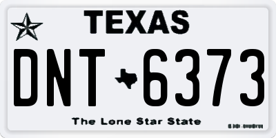 TX license plate DNT6373