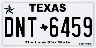 TX license plate DNT6459