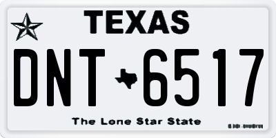 TX license plate DNT6517