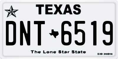 TX license plate DNT6519