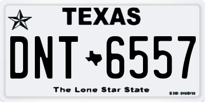 TX license plate DNT6557