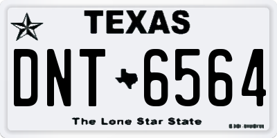 TX license plate DNT6564
