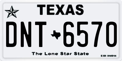 TX license plate DNT6570