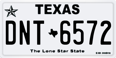 TX license plate DNT6572
