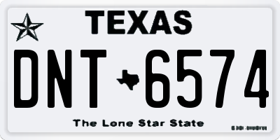 TX license plate DNT6574
