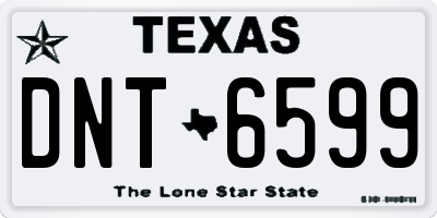 TX license plate DNT6599