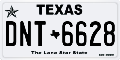 TX license plate DNT6628