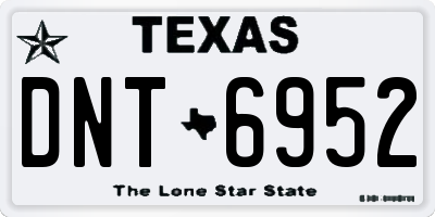 TX license plate DNT6952
