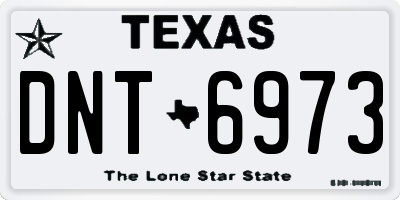 TX license plate DNT6973
