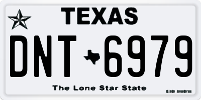 TX license plate DNT6979
